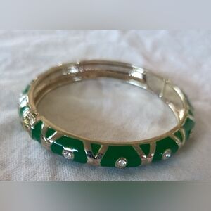 Coldwater Creek Green and Gold Bracelet